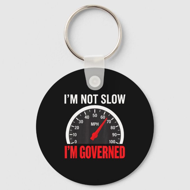 Chaveiro I'm Governed Speed Limiter Funny Trucker Truck Dri (Frente)