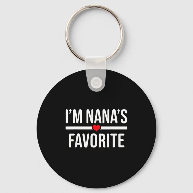 Chaveiro I'm Nana's Favorite  (Frente)