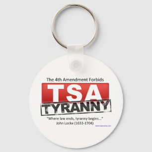 Chaveiro Imagem da tirania de Zazzle TSA