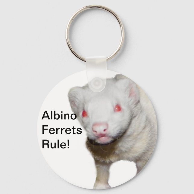 Chaveiro Imagem de Albino Ferret (Frente)