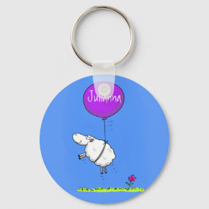 Chaveiro Imagem de humor de desenho animado de balão de ov