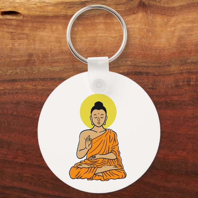 Chaveiro Imagem do Buda Buddhism.net (Verso)
