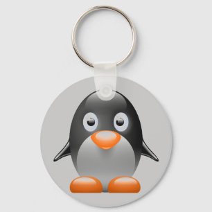 Chaveiro imagem do linux do tux do pinguim