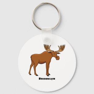 Chaveiro Imagem engraçada de desenho animado