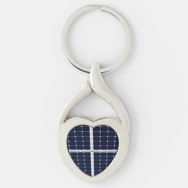 Chaveiro Imagem engraçada de um painel de energia solar (Frente)