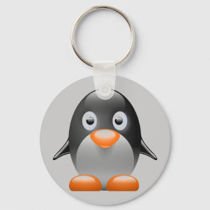 Chaveiro imagem linux do tux do pinguim