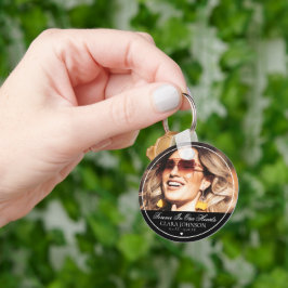 Chaveiro Imagem Memorial Elegante para sempre em nossos cor