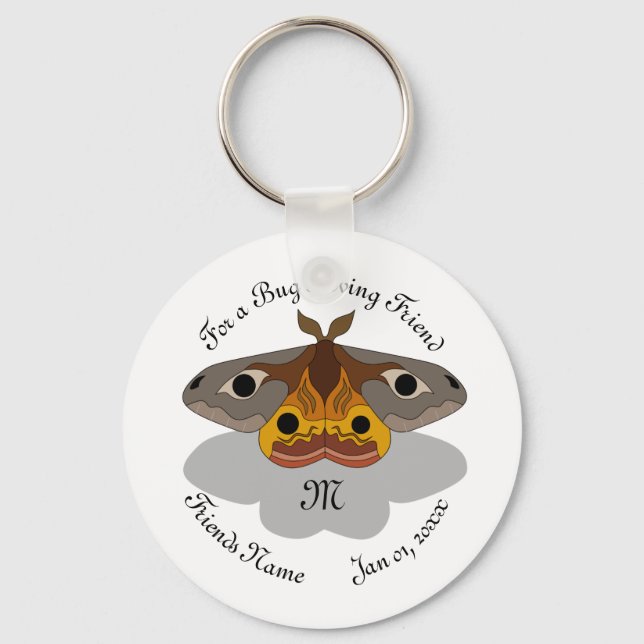 Chaveiro Imperador Colorido Monograma de Mama (Frente)