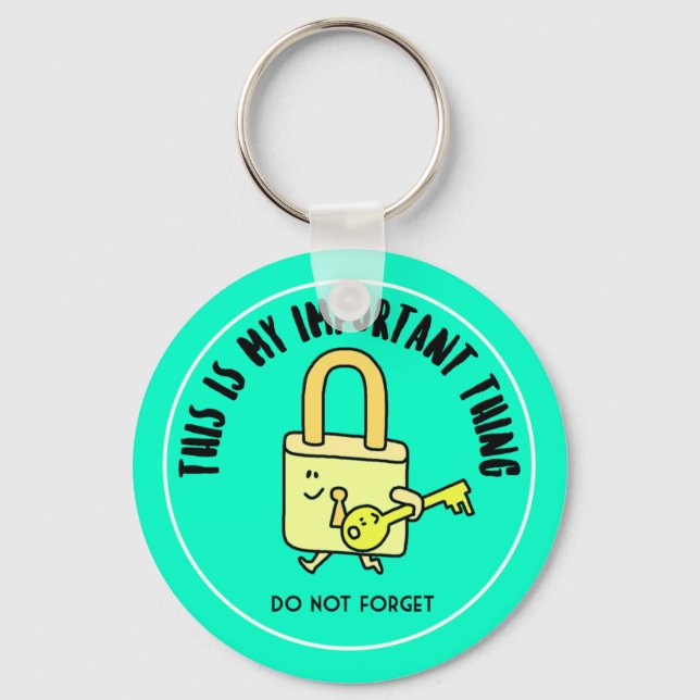 Chaveiro Important things (Frente)