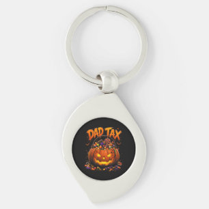 Chaveiro Imposto de Pai Engraçado de Halloween Abóbora