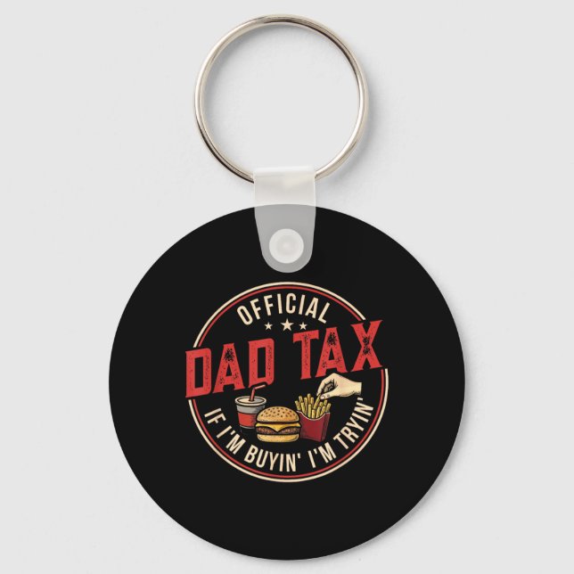 Chaveiro Imposto do Papai Se Comprando Tentando Camiseta en (Frente)
