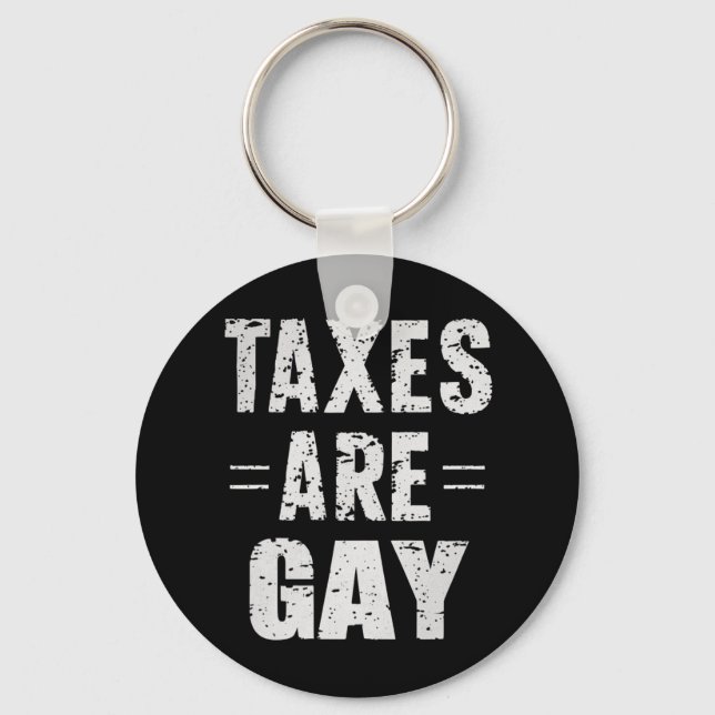 Chaveiro Impostos São Gays (Frente)