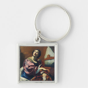 Chaveiro Impressão de Arte "Concerto Celestial" Saint Cecil