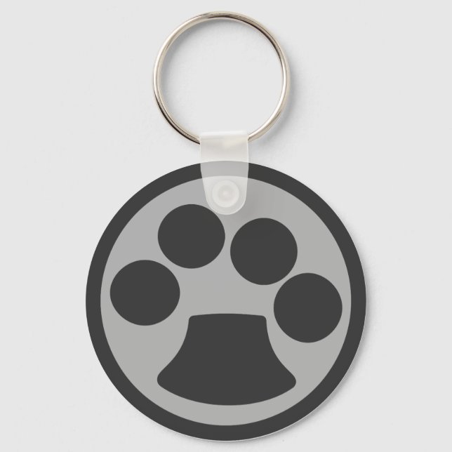 Chaveiro Impressão de Gato de Gato (Frente)