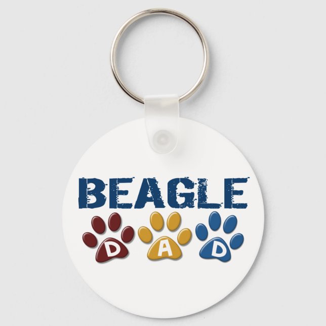 Chaveiro Impressão de PAI BEAGLE (Frente)