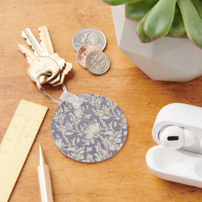 Chaveiro Impressão de Papel de Parede Papoula com Chifre de (Mesa)