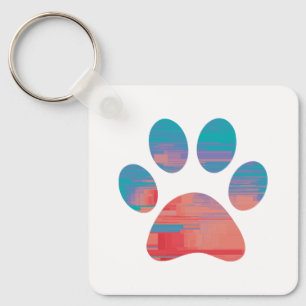 Chaveiro Impressão de Paw