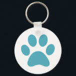 Chaveiro Impressão de Paw<br><div class="desc">Design de impressão de plataforma divertida para amantes de os animais!</div>