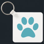 Chaveiro Impressão de Paw<br><div class="desc">Design de impressão de plataforma divertida para amantes de os animais!</div>