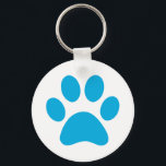 Chaveiro Impressão de Paw<br><div class="desc">Design de impressão de plataforma divertida para amantes de os animais!</div>
