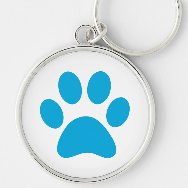 Chaveiro Impressão de Paw (Frente)