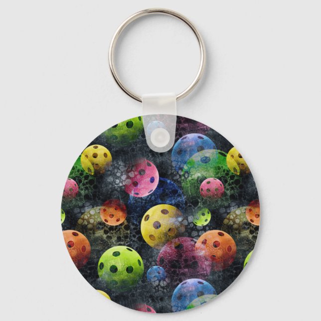 Chaveiro Impressão de picleball (Frente)