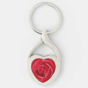 Chaveiro impressão Rosa vermelha
