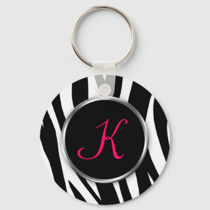 Chaveiro Impressão Zebra : Monograma de Berry:Chaveiro