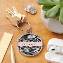 Impressão Zebra, Stripes, Preto E Branco, Seu Nome