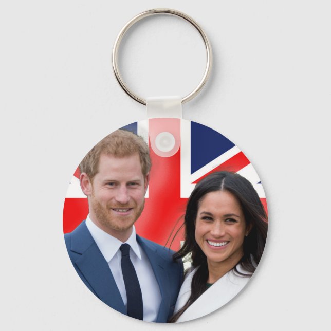 Chaveiro Impressionante! Prince Harry e Meghan Markle (Frente)