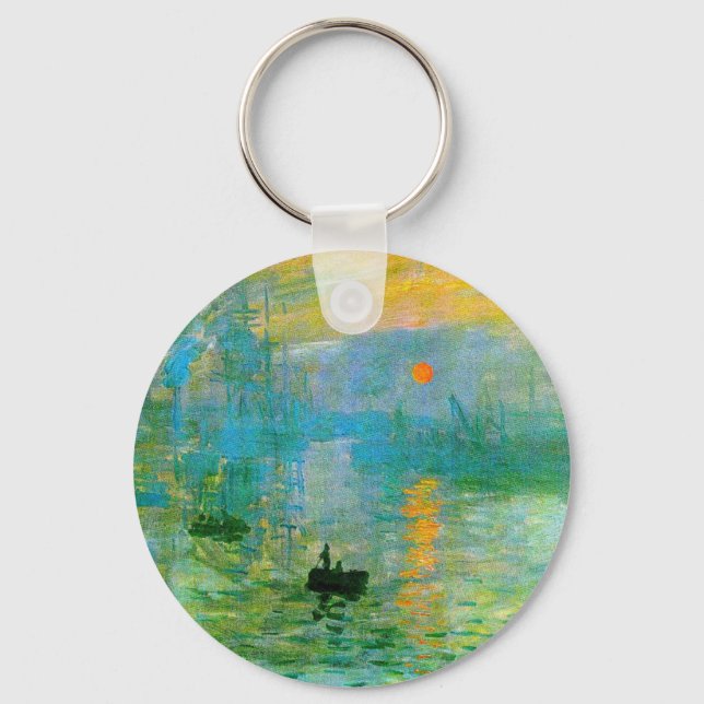 Chaveiro Impressionismo monet Cadeia-chave sunrise (Frente)