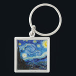 Chaveiro Impressionismo Vincent Van Gogh Starry Night<br><div class="desc">Impressionismo Vincent Van Gogh Starry Night Significando Famoso Design de Artes Visuais apresenta um excelente exemplo de expressão trabalho de arte. Este Impressionismo Vincent Van Gogh Starry Night Significando Famoso Design de Artes Visuais reflete a essência do artista e o período de tempo criado. Perfeito para entusiastas da arte de...</div>