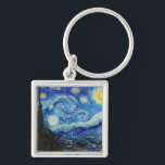 Chaveiro Impressionismo Vincent Van Gogh Starry Night<br><div class="desc">Impressionismo Vincent Van Gogh Starry Night Significando Famoso Design de Artes Visuais apresenta um excelente exemplo de expressão trabalho de arte. Este Impressionismo Vincent Van Gogh Starry Night Significando Famoso Design de Artes Visuais reflete a essência do artista e o período de tempo criado. Perfeito para entusiastas da arte de...</div>