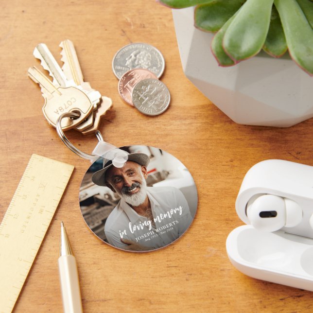 Chaveiro In Loving Memory Photo Keepsake (Mesa)