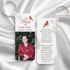 Chaveiro In Memory of | Cardinal Memorial Keepsake