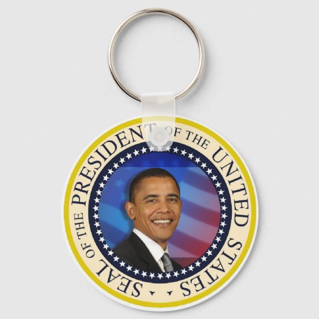 Chaveiro Inauguração comemorativa do Presidente Obama (Frente)