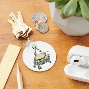 Chaveiro Incêndio em uma tigela de árvore de Natais vintage