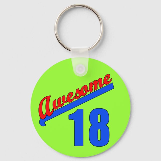 Chaveiro Incrível aos 18 anos 18 anos (Frente)