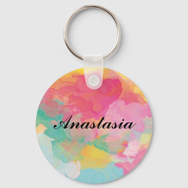 Chaveiro Incrível Coloração com seu nome (Frente)