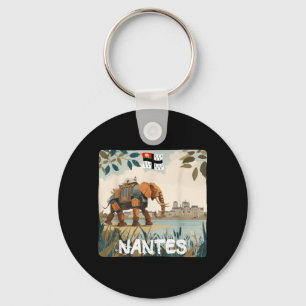 Chaveiro Incrível gráfico do elefante de Nantes para menino