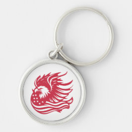 Chaveiro Incrível Trabalho de arte digital de Águia Patriót