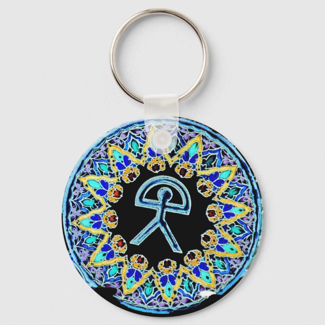 Chaveiro Indalo Man Cermaics, Almeria, Espanha (Frente)