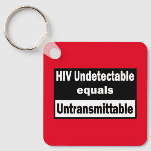 Chaveiro Indetectável pelo HIV é igual ao HIV Intransmissív