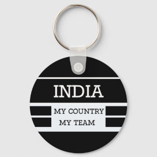 Chaveiro India My Country My Team Concept