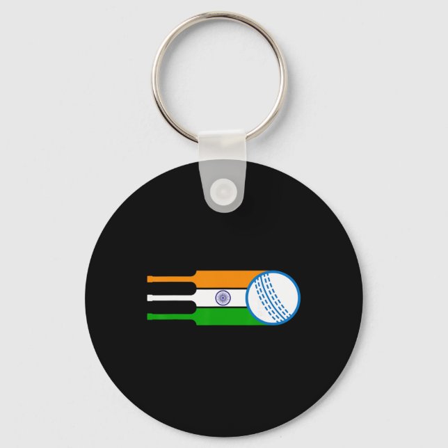 Chaveiro Indian Cricket Player Team Cricket Fans India Cric (Frente)