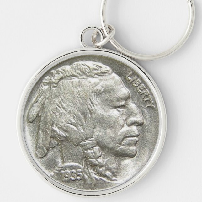 CHAVEIRO INDIAN HEAD NICKEL (Frente)