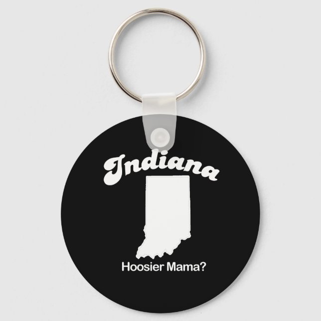 Chaveiro Indiana - Hoosier Mama T-shirt (Frente)
