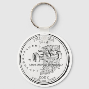 Chaveiro Indiana State Quarter