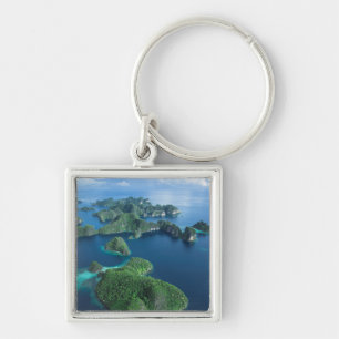 Chaveiro Indonésia, Papua Ocidental. Aérea de Raja Ampat