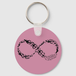 Chaveiro Infinity Symbol Chaveiro, World Traveler Gift
